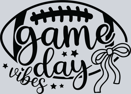 DTF Transfer Football - Game Day Vibes