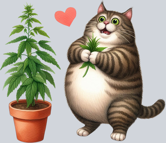 DTF Transfer Cats - Catnip Lover