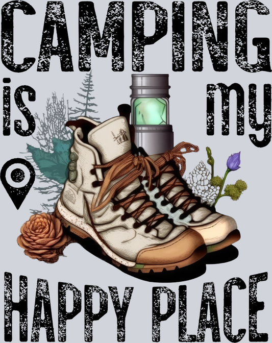 DTF Transfer Camping - Camping is my Happy Place