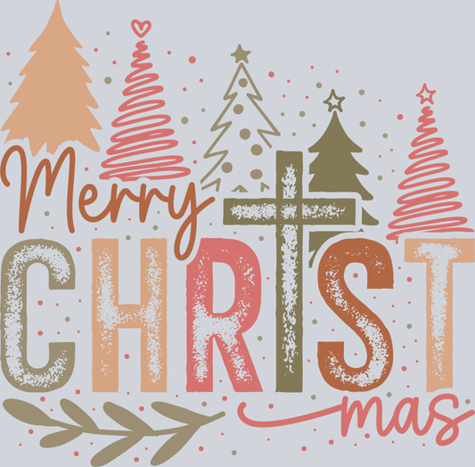 DTF Transfer Christmas - Merry Christ-mas