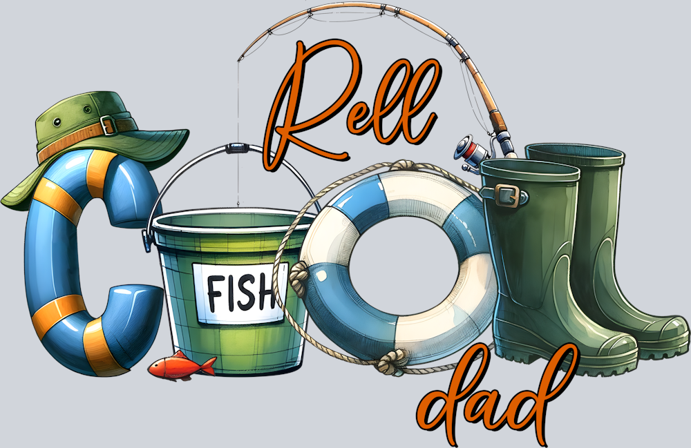 DTF Transfer Father's Day - Reel Dad