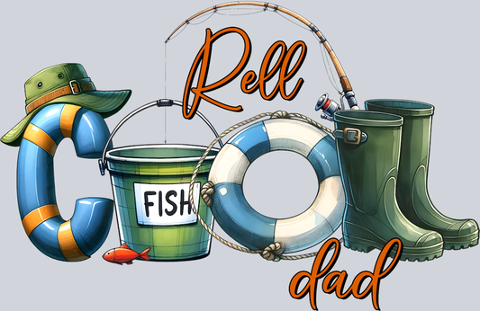 DTF Transfer Father's Day - Reel Dad