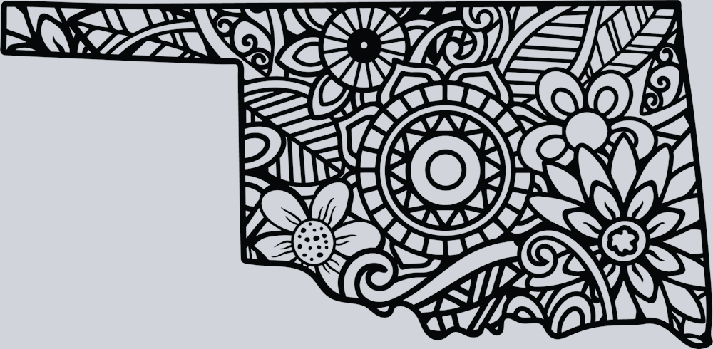 DTF Transfer Oklahoma - Mandala