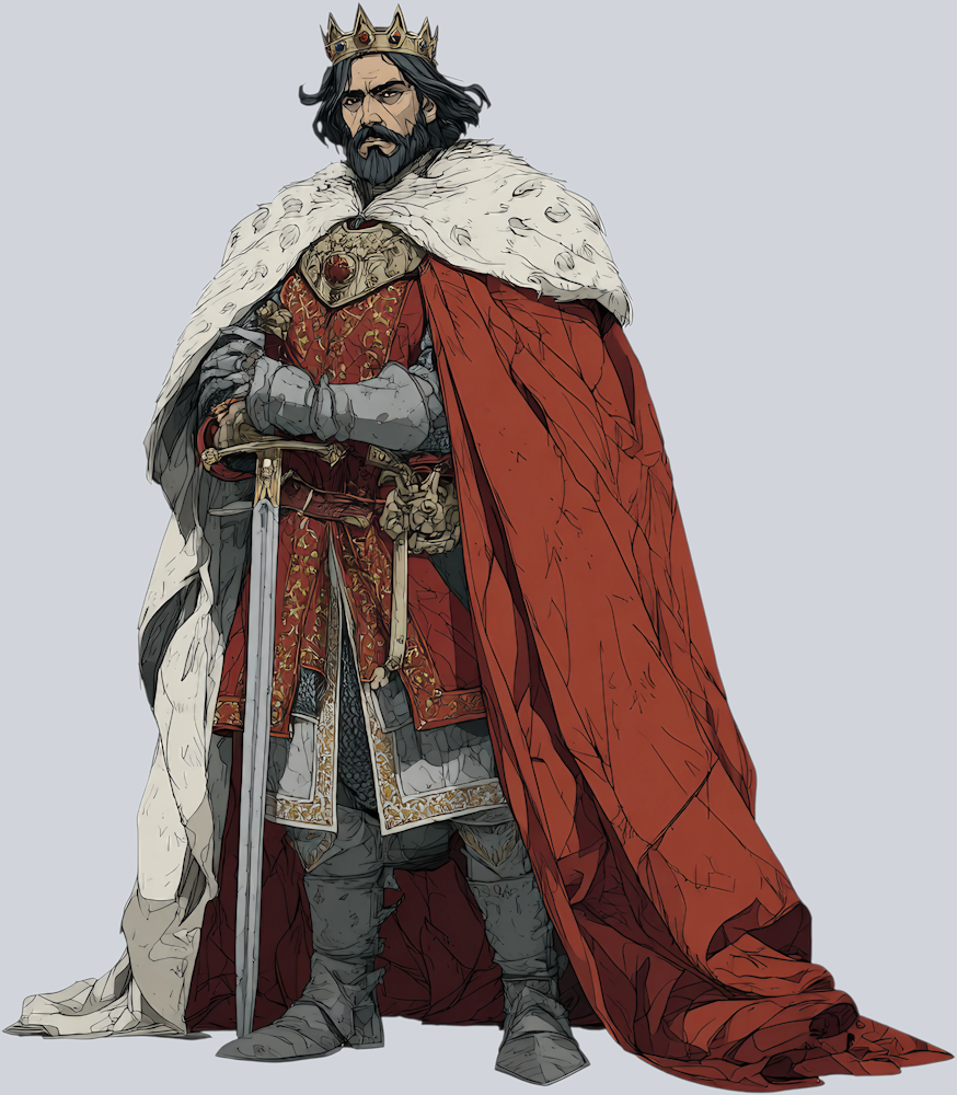 DTF Transfer Medieval - Wise King