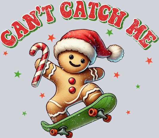 DTF Transfer Christmas - Can't Catch Me