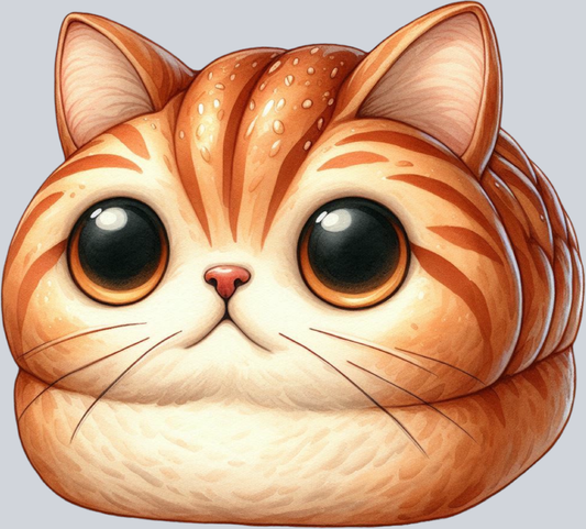 DTF Transfer Cats - Cat Bread