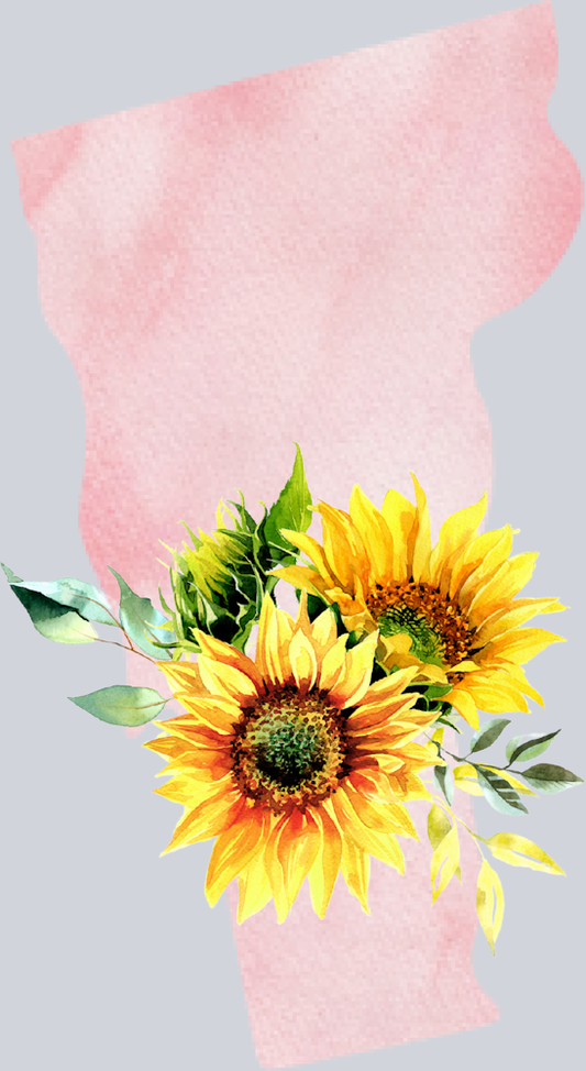DTF Transfer Vermont - Sunflower Watercolor