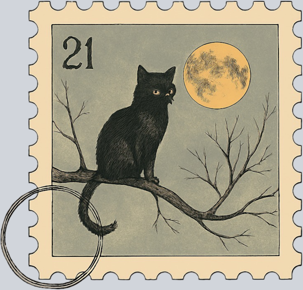 DTF Transfer Halloween - Postage Stamps 5