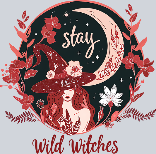 DTF Transfer Halloween - Stay Wild Witches