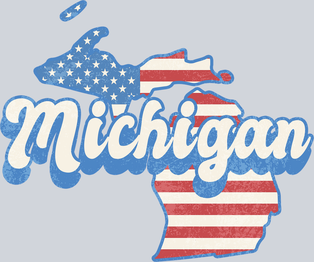 DTF Transfer Michigan - Michigan USA