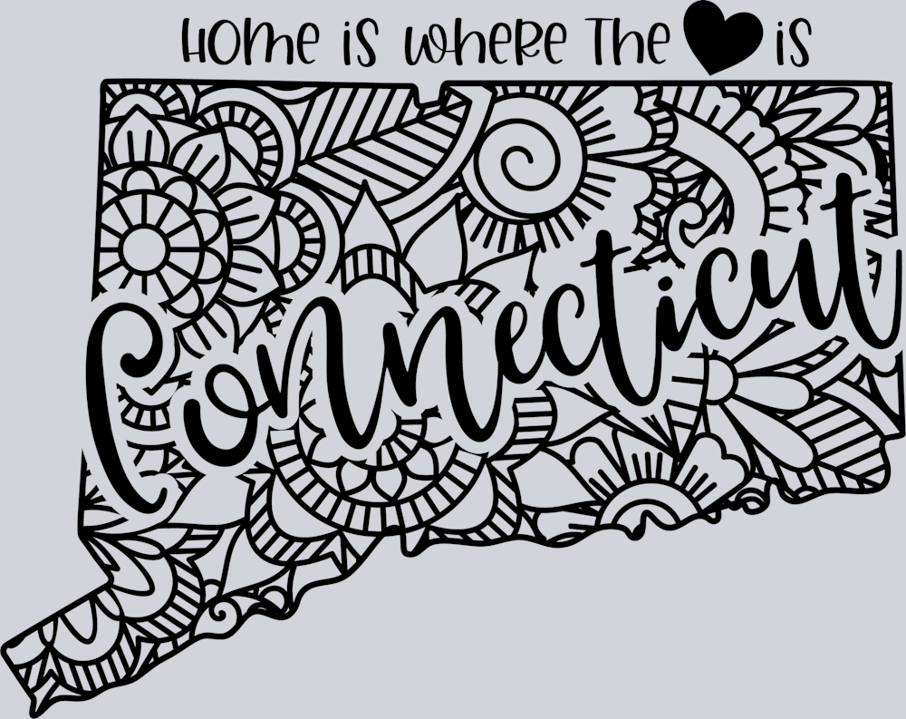 DTF Transfer Connecticut - Home is where the Heart is