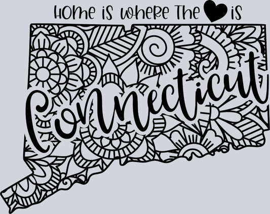 DTF Transfer Connecticut - Home is where the Heart is