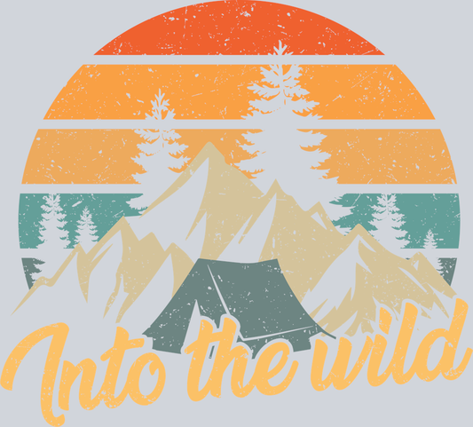 DTF Transfer Camping - Into the wild