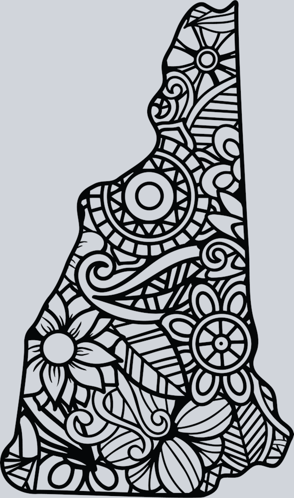 DTF Transfer New Hampshire - Mandala