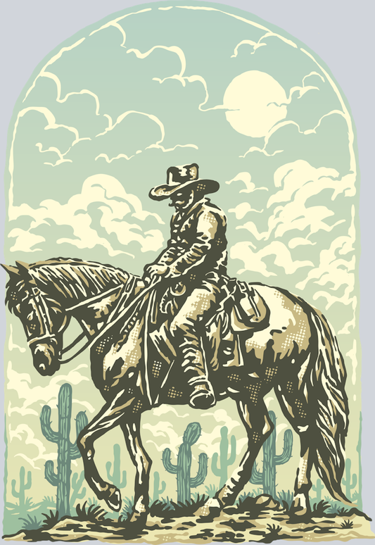 DTF Transfer Western - Across the Desert