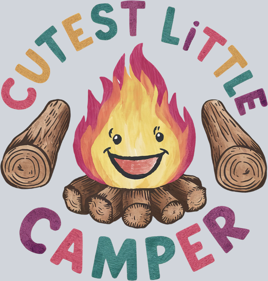 DTF Transfer Camping - Cutest Little Camper
