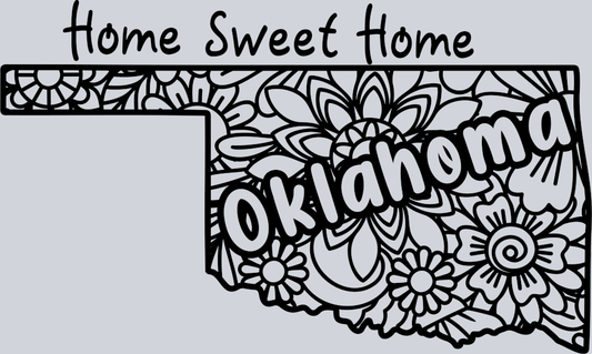 DTF Transfer Oklahoma - Home Sweet Home