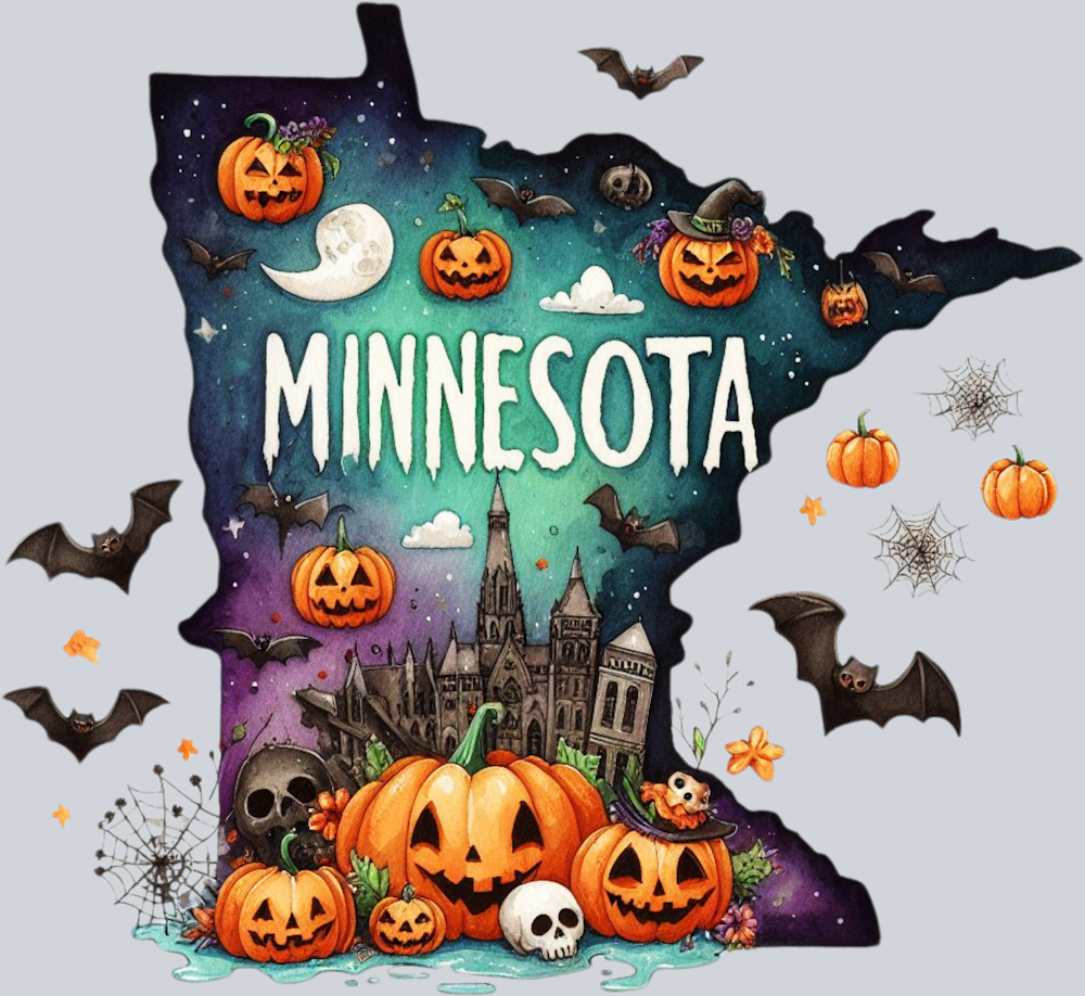 DTF Transfer Halloween States - Minnesota
