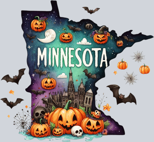DTF Transfer Halloween States - Minnesota