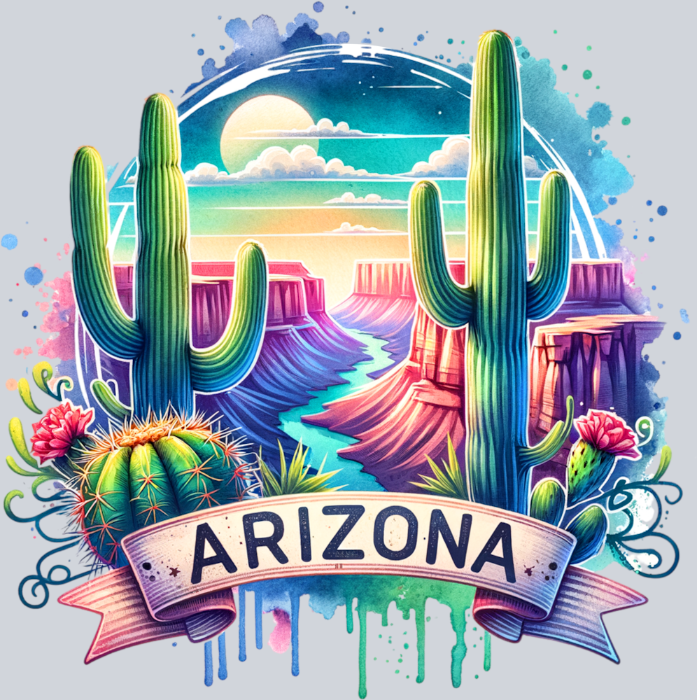 DTF Transfer Arizona - Cactus