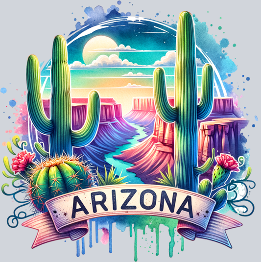 DTF Transfer Arizona - Cactus