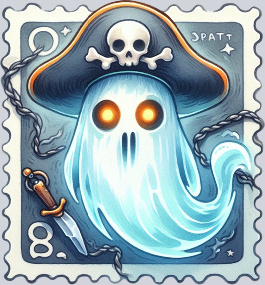 DTF Transfer High Seas - Postage Ghost