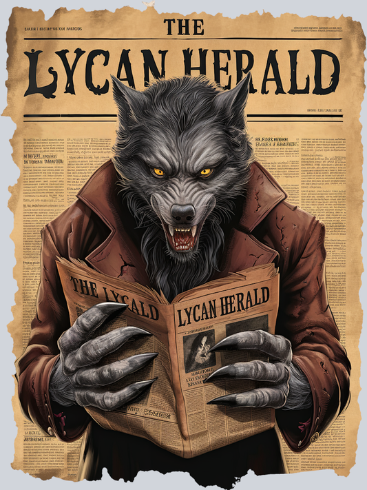 DTF Transfer Halloween - The Lycan Herald