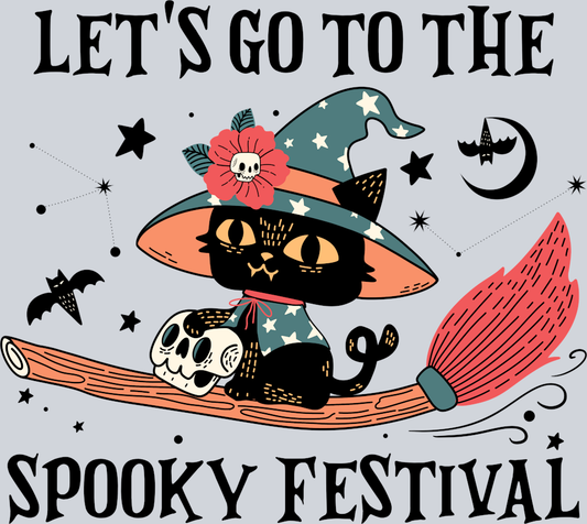 DTF Transfer Halloween - Let's go to the Spooky Festival