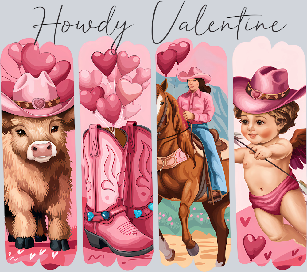 DTF Transfer Valentines - Howdy Valentine