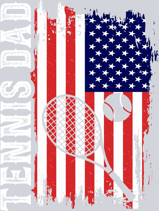 DTF Transfer Tennis - Tennis Dad