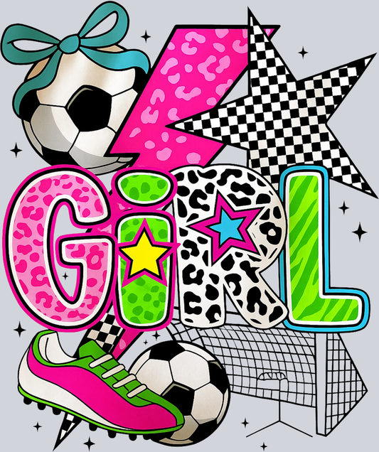 DTF Transfer Soccer - Girl