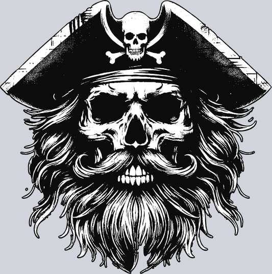 DTF Transfer High Seas - Black Captain