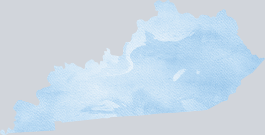 DTF Transfer Kentucky - Watercolor Blue