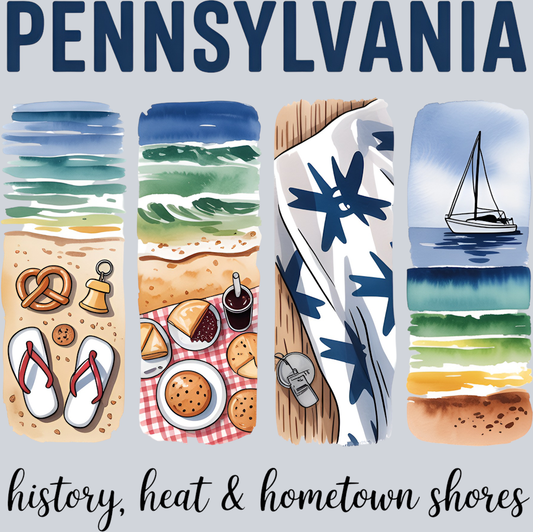 DTF Transfer Pennsylvania - History, Heat & Hometown Shores