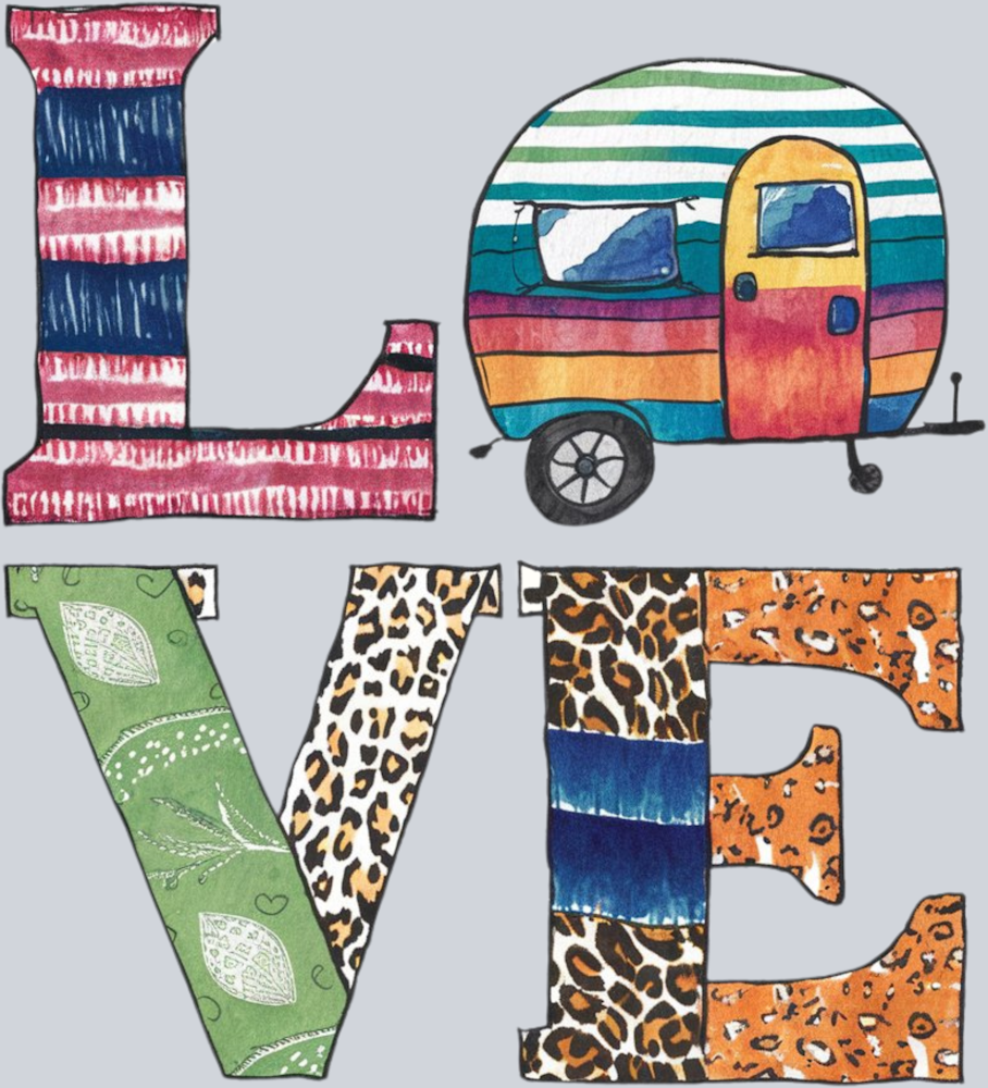 DTF Transfer Camping - Love