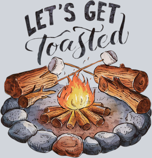 DTF Transfer Camping - Let's Get Toasted