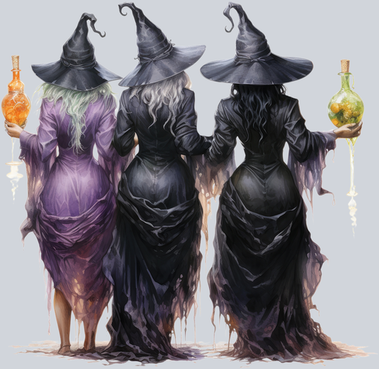 DTF Transfer Halloween - A Witchy View