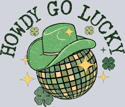 DTF Transfer St. Patrick's Day - Howdy Go Lucky