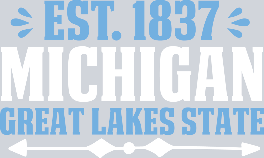 DTF Transfer Michigan - Est. 1837 Michigan Great Lakes State