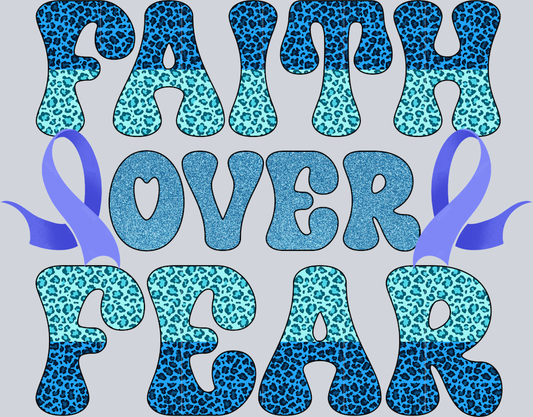 DTF Transfer Diabetes - Faith Over Fear