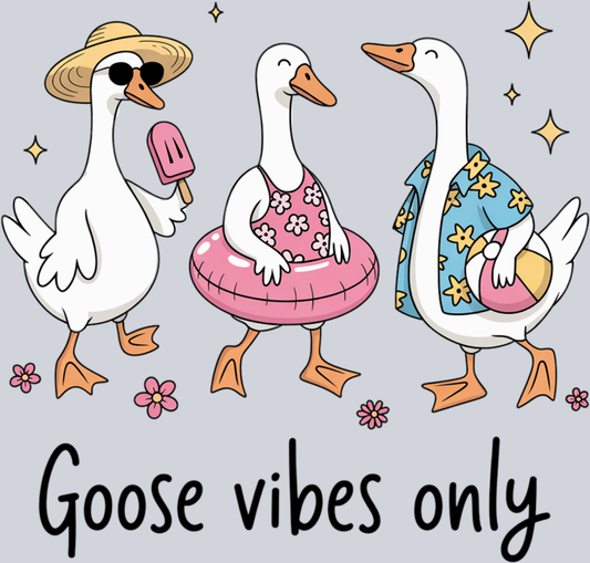 DTF Transfer Fowl - Goose vibes only