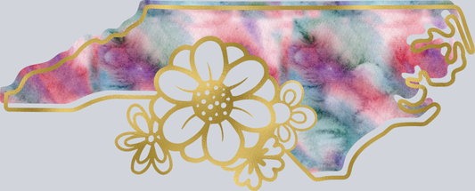 DTF Transfer North Carolina - Watercolor