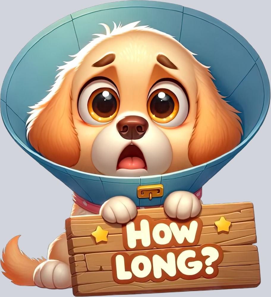 DTF Transfer Dogs - How Long Golden-Retriever