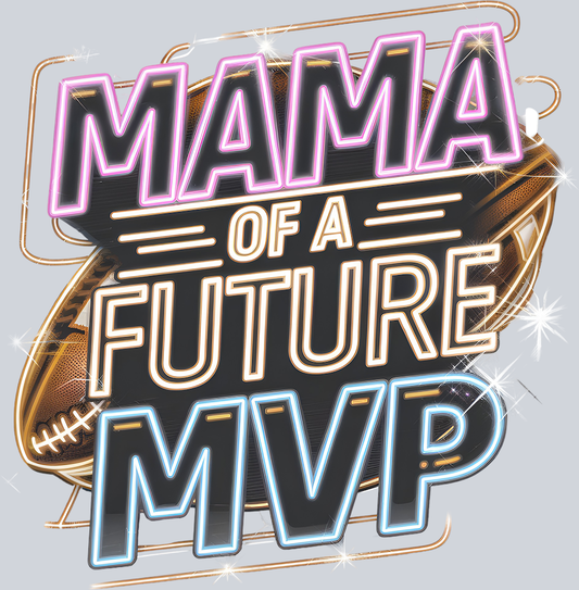 DTF Transfer Football - Mama of a Future MVP