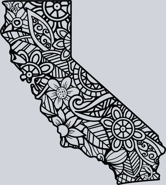 DTF Transfer California - Mandala