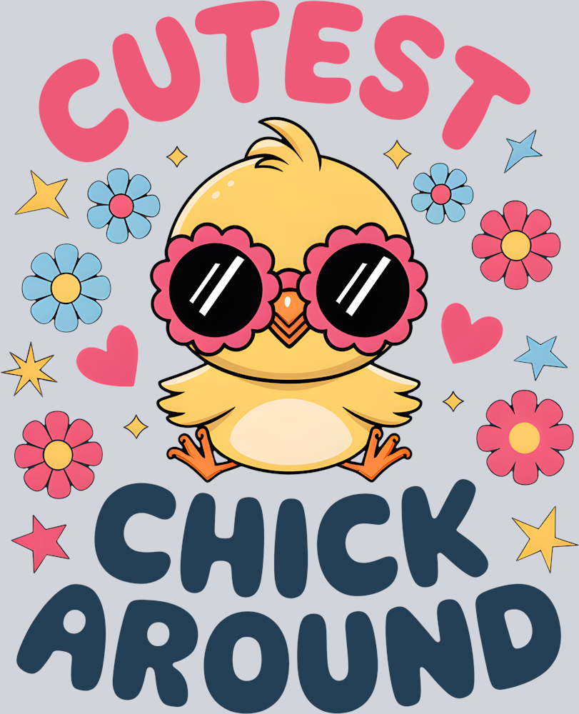 DTF Transfer Easter - Cutest Chick Around