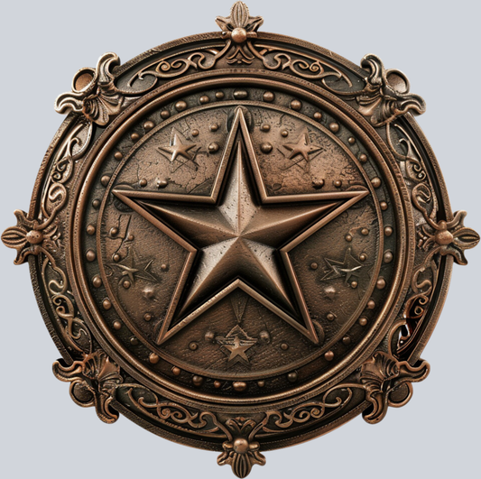 DTF Transfer Western - Badge