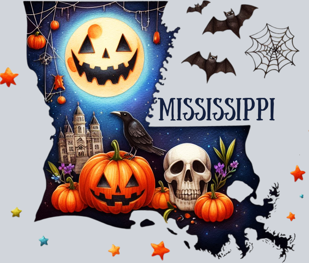 DTF Transfer Halloween States - Mississippi