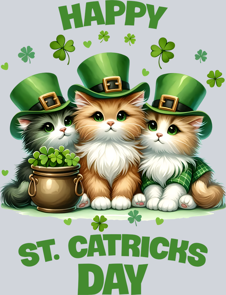 DTF Transfer St. Patrick's Day - Happy St. Catricks Day