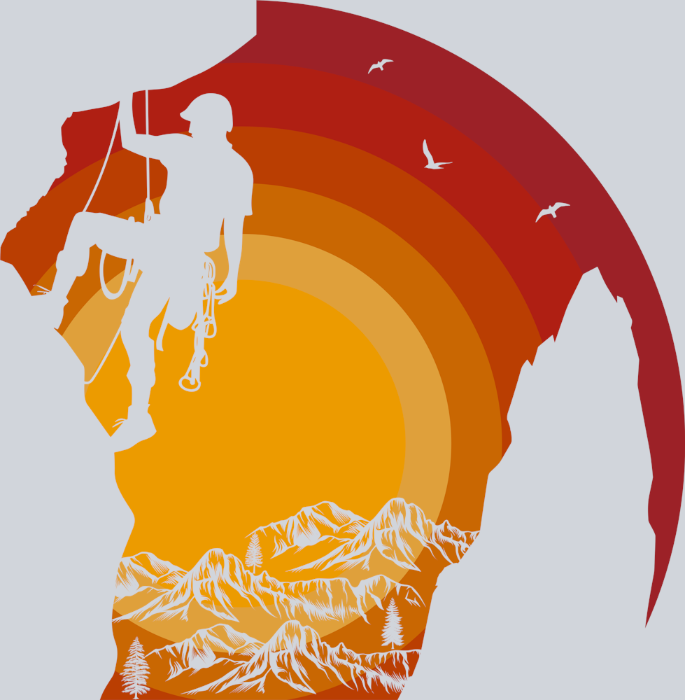 DTF Transfer Rock Climbing - Horizon